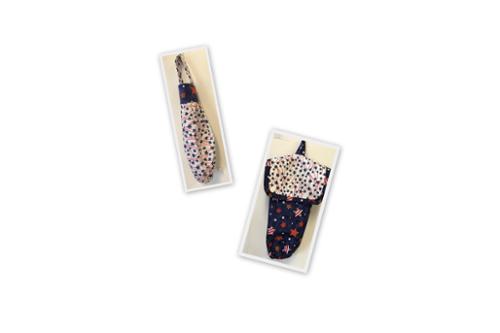 Fabric plastic bag holders for your grocery bags
